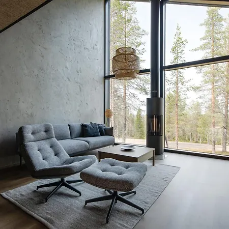 Villa Arctic Trail B - Lapland Escape With Outdoor Hot Tub & Yllaes Passes