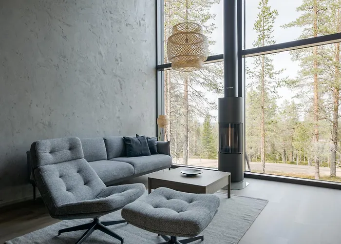 Villa Arctic Trail B - Lapland Escape With Outdoor Hot Tub & Yllaes Passes