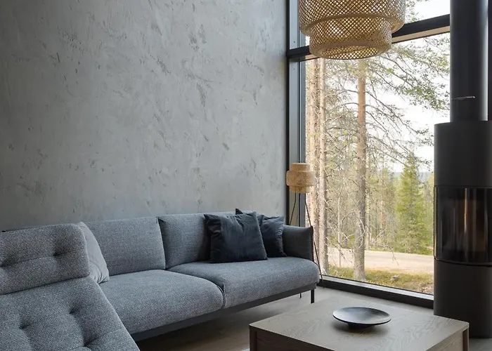 Villa Arctic Trail B - Lapland Escape With Outdoor Hot Tub & Yllaes Passes Akaslompolo