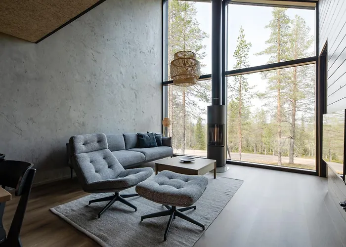 Villa Arctic Trail B - Lapland Escape With Outdoor Hot Tub & Yllaes Passes