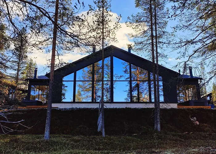 Villa Arctic Trail B - Lapland Escape With Outdoor Hot Tub & Yllaes Passes