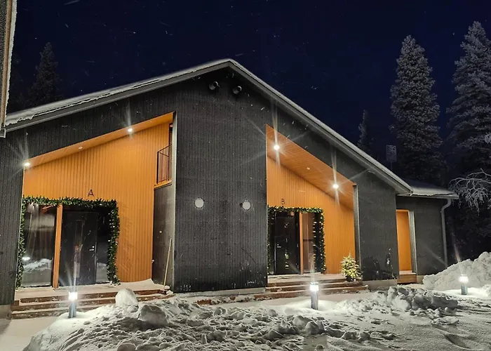 Villa Arctic Trail B - Lapland Escape With Outdoor Hot Tub & Yllaes Passes